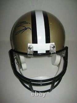 DREW BREES Signed Full-Size New Orleans SAINTS Helmet with Beckett COA