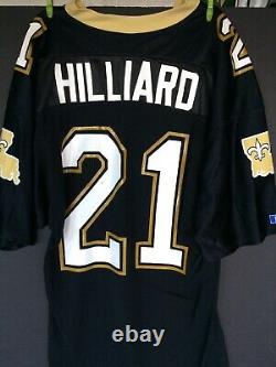 Dalton Hilliard Vintage New Orleans Saints Jersey Made in USA Russell 44 NFL LSU