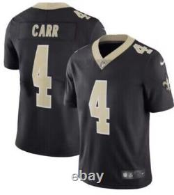 Derek Carr New Orleans Saints Black Nike Youth Jersey (Stitched & Embroidered)