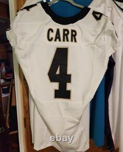 Derrick Carr Custom Sewn Saints Nike Team Elite S. 46
