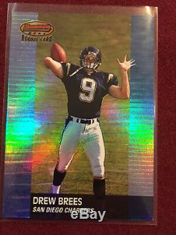 Drew Brees 2001 Bowman's Best Rookie Card RC 920/1499 New Orleans Saints