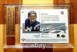 Drew Brees 2001 SP Authentic Sign Of The Times Auto Rookie Card BGS 9.5/10