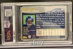 Drew Brees 2001 Topps Rookie Card #328 Non Auto RC Non Chrome PSA 9 Saints HOF