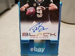 Drew Brees 2013 Panini Black Football Auto Card 2/5 Signed #T1130