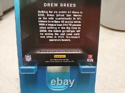 Drew Brees 2013 Panini Black Football Auto Card 2/5 Signed #T1130