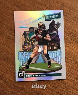 Drew Brees 2018 Donruss Downtown DT-10 New Orleans Saints Chargers Purdue