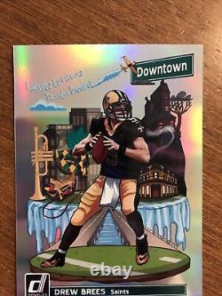 Drew Brees 2018 Donruss Downtown DT-10 New Orleans Saints Chargers Purdue