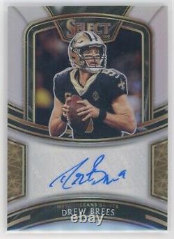 Drew Brees 2020 Panini Select Prizm Auto #5/15 Saints Si-dbr Autograph