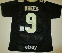 Drew Brees #9 New Orleans Saints Auto Autographed Signed Football Jersey Beckett