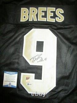 Drew Brees #9 New Orleans Saints Auto Autographed Signed Football Jersey Beckett