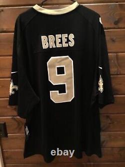 Drew Brees #9 New Orleans Saints Nike On Field Jersey 4XL NWT