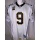 Drew Brees #9 New Orleans Saints On Field White Jersey With Patch Men's L 50 Nwt