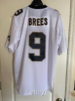 Drew Brees #9 Reebok Premier White New Orleans Saints Size XL Jersey