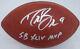 Drew Brees Autographed Nfl Leather Football Saints Sb Xliv Mvp Beckett 135085