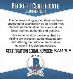Drew Brees Autographed NFL Leather Football Saints Sb XLIV Mvp Beckett 135085