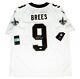 Drew Brees Autographed New Orleans Saints #9 White Nike Limited Jersey Beckett