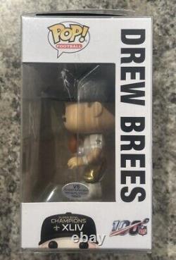 Drew Brees Autographed New Orleans Saints Funko Pop! #138 withCOA