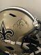 Drew Brees Autographed New Orleans Saints Speed Replica Full Size Helmet Withbas