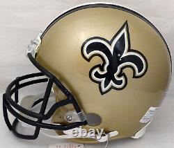 Drew Brees Autographed Saints Full Size Authentic Helmet Sb Mvp Beckett 179103