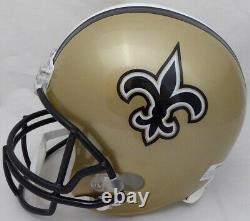 Drew Brees Autographed Saints Full Size Helmet Sb XLIV Mvp Beckett 135082