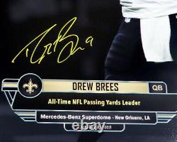 Drew Brees Autographed Signed 16x20 Photo New Orleans Saints Beckett 145150