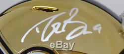 Drew Brees Autographed Signed Saints Chrome Speed Mini Helmet Beckett 144951