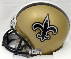 Drew Brees Autographed Signed Saints Mini Helmet Sb XLIV Mvp Beckett 145331