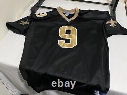 Drew Brees Jersey New Orleans Saints Vintage Authentic Reebok Size 56 Excellent