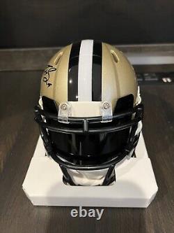 Drew Brees New Orleans Saints Autographed Mini Helmet With COA