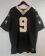 Drew Brees New Orleans Saints Nfl 100 Nike Dri Fit Black And Gold Jersey. Used