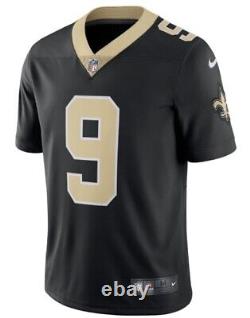 Drew Brees New Orleans Saints Nike Black Vapor Stitched Limited Jersey LARGE