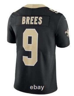 Drew Brees New Orleans Saints Nike Black Vapor Stitched Limited Jersey LARGE