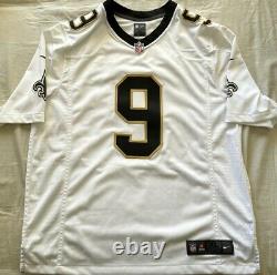 Drew Brees New Orleans Saints authentic Nike white double stitched XL jersey NEW