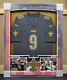 Drew Brees Patriotic New Orleans Saints Jersey Signed Framed Beckett Authentic