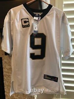 Drew Brees Reebok NFL On-Field New Orleans Saints Men's jersey size 48