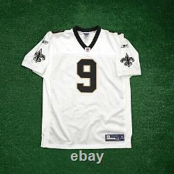 Drew Brees Reebok New Orleans Saints Authentic On-Field EQT White Away Jersey