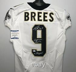 Drew Brees SIGNED New Orleans Saints Nike Game Style Jersey with Beckett BAS COA