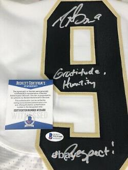 Drew Brees SIGNED New Orleans Saints Nike Game Style Jersey with Beckett BAS COA