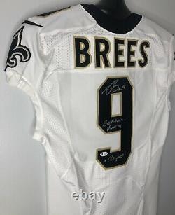 Drew Brees SIGNED New Orleans Saints Nike Game Style Jersey with Beckett BAS COA