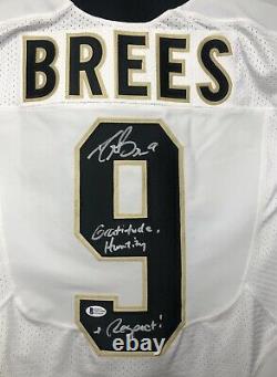 Drew Brees SIGNED New Orleans Saints Nike Game Style Jersey with Beckett BAS COA