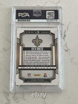 Drew Brees Signed 2023 Score Auto PSA DNA New Orleans Saints #58