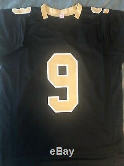 Drew Brees Signed Black Jersey (COA)