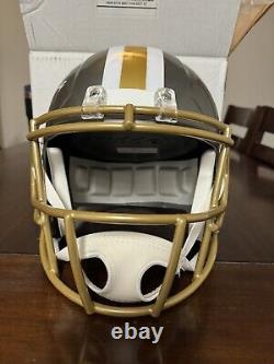 Drew Brees Signed New Orleans Saints Full Size REPLICA Helmet BAS MINT
