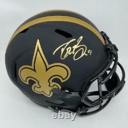 Drew Brees Signed New Orleans Saints Full Size Replica Eclipse Helmet