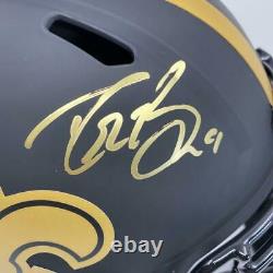 Drew Brees Signed New Orleans Saints Full Size Replica Eclipse Helmet