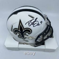 Drew Brees Signed New Orleans Saints Matte White Mini-Helmet