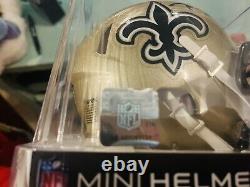 Drew Brees Signed New Orleans Saints Speed Mini Helmet