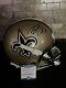 Drew Brees Signed New Orleans Saints Vsr4 Custom Proline Helmet. Beckett