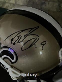 Drew Brees Signed New Orleans Saints VSR4 Custom Proline Helmet. Beckett