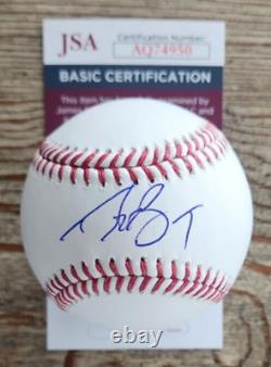 Drew Brees Signed Official MLB Baseball with JSA COA #AQ74950 New Orleans Saints